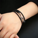 Pulseira MUSICAL Couro Premium - FRETE GRÁTIS