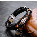 Pulseira MUSICAL Couro Premium - FRETE GRÁTIS