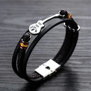 Pulseira MUSICAL Couro Premium - FRETE GRÁTIS